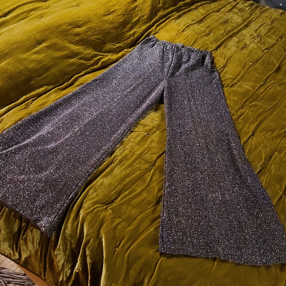 Glitter sparkle holiday party pants